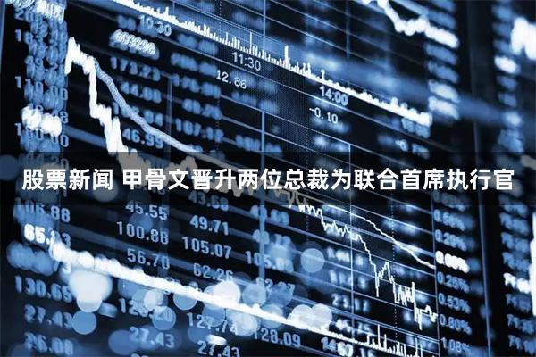 股票新闻 甲骨文晋升两位总裁为联合首席执行官