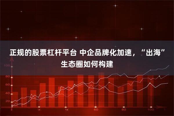 正规的股票杠杆平台 中企品牌化加速，“出海”生态圈如何构建